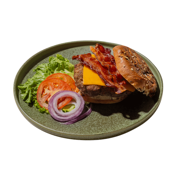 Bacon Cheeseburger w/ Whole Grain Bun