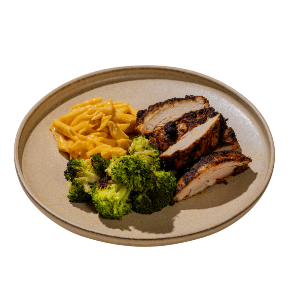Cajun Chicken w/ Mac & Cheese