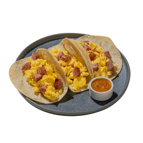 Chicken Sausage Breakfast Tacos