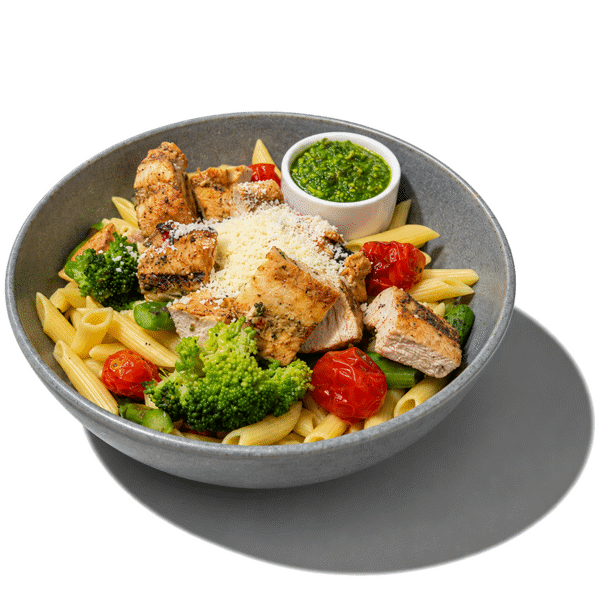 Pesto Primavera Pasta w/ Chicken