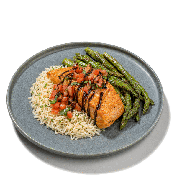 Salmon w/ Bruschetta