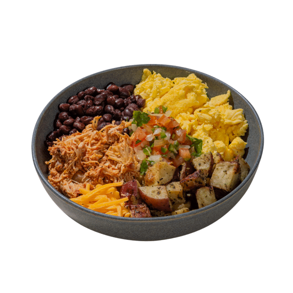 Shredded Chicken Breakfast Bowl