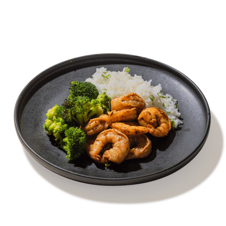 #10 Shrimp, Jasmine Rice & Roasted Broccoli