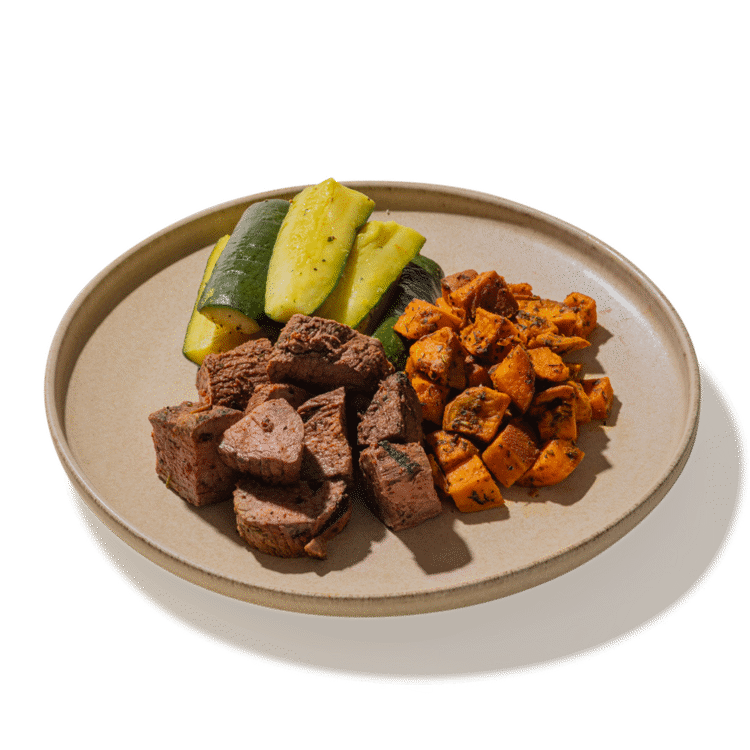 #08 Steak, Sweet Potatoes & Zucchini
