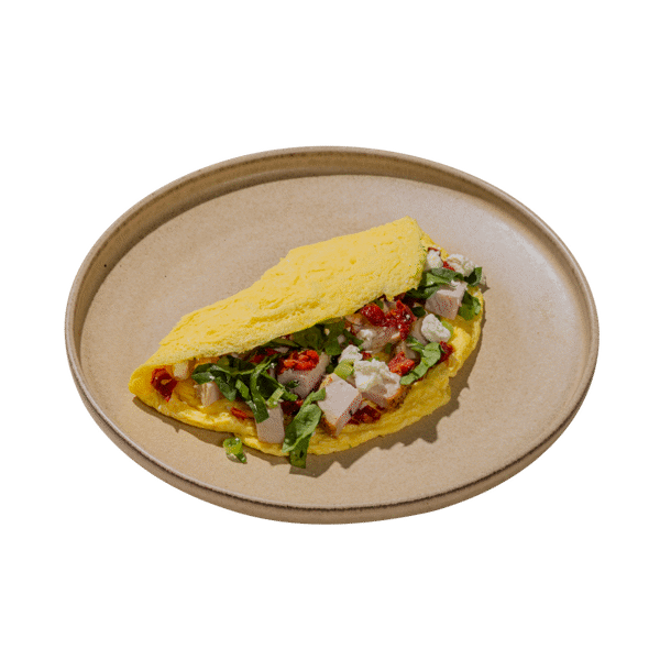 Turkey Feta Whole Egg Omelette